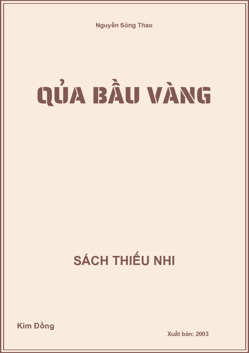 Qủa bầu vàng