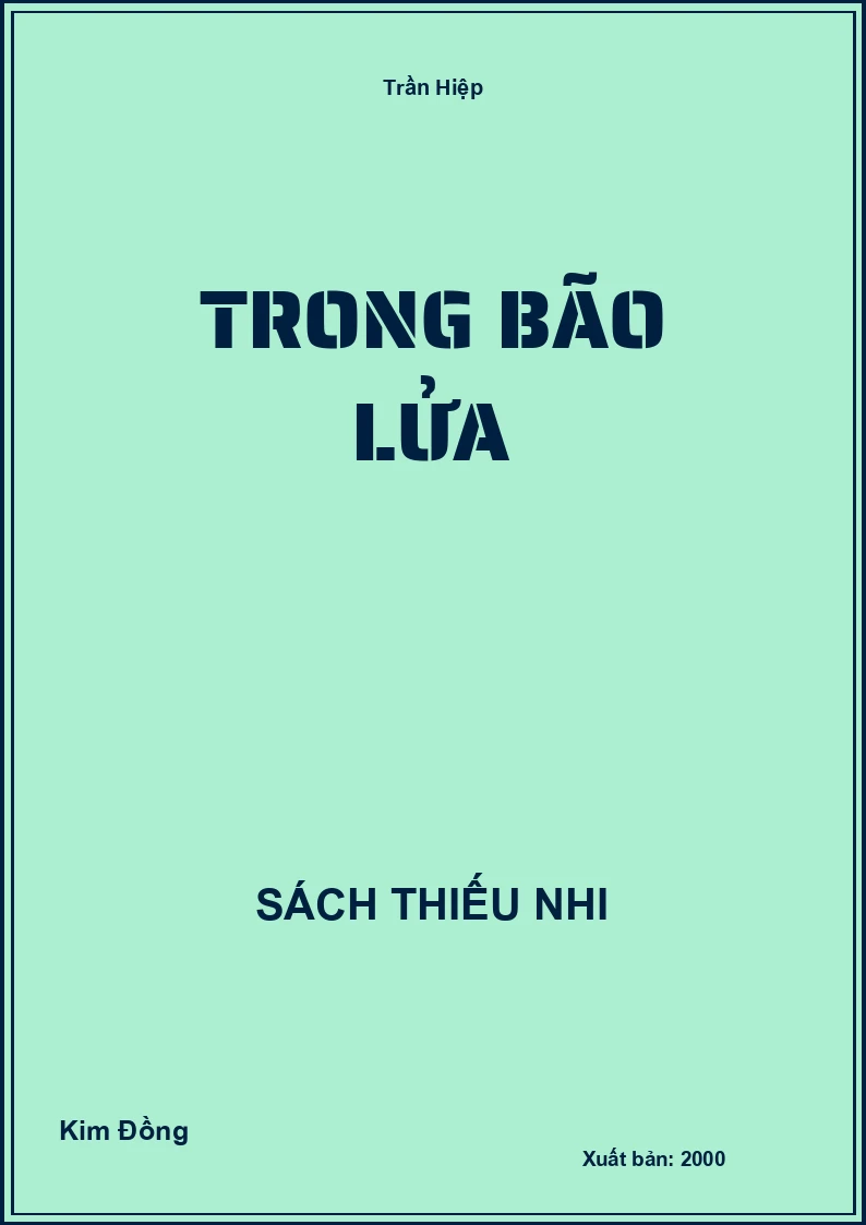 Trong bão lửa