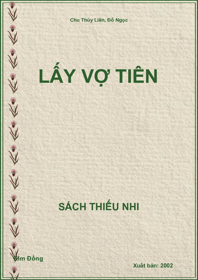 Lấy vợ tiên