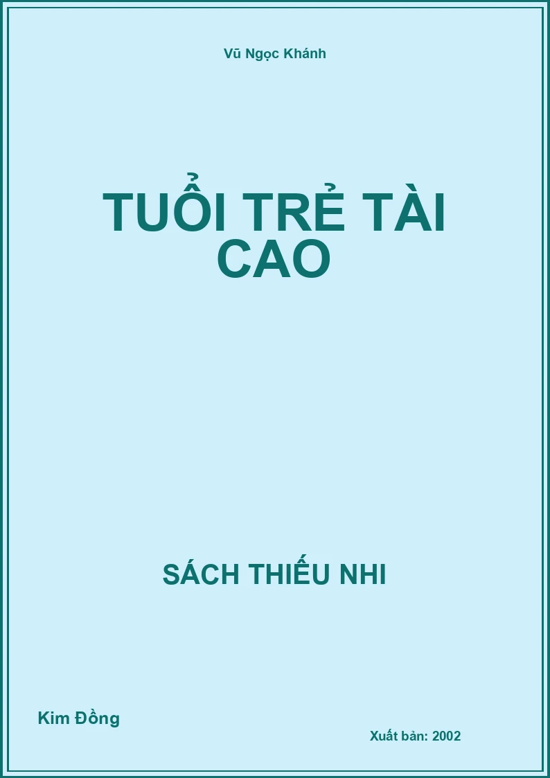 Tuổi trẻ tài cao