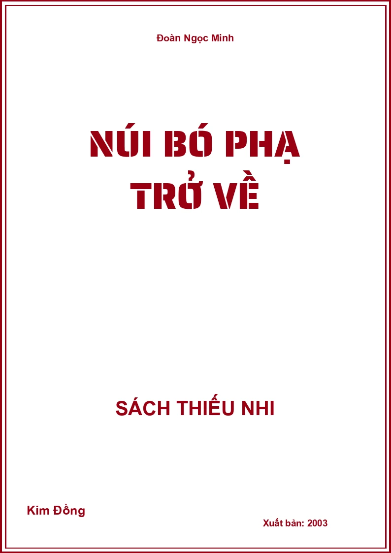 Núi Bó Phạ trở về