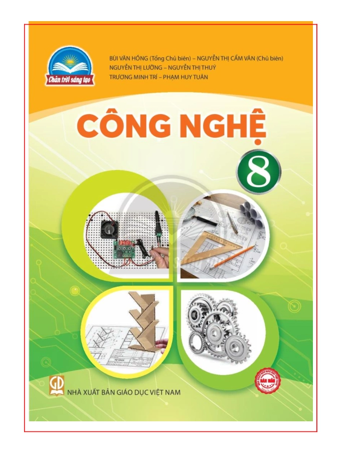Sách giáo khoa Công nghệ 8 - Chân Trời Sáng Tạo
