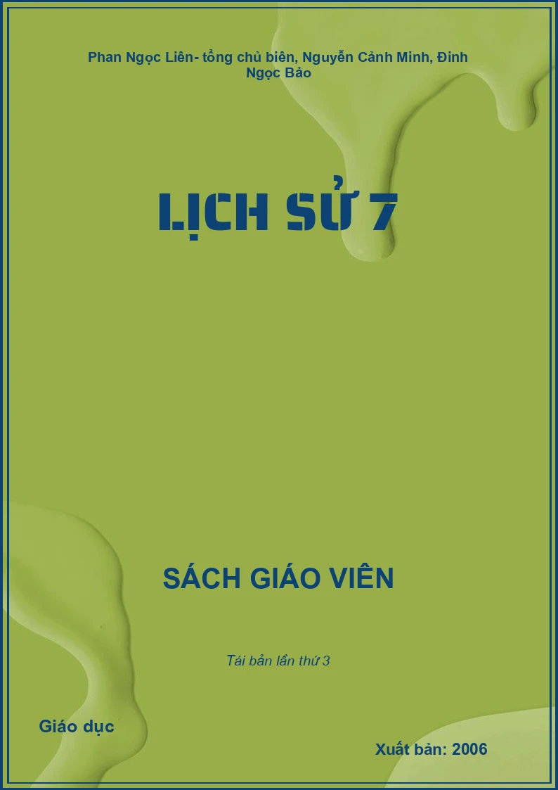 Sách giáo viên Lịch sử 7