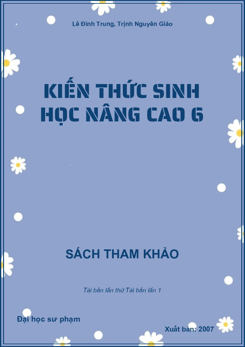 Kiến thức Sinh học nâng cao 6