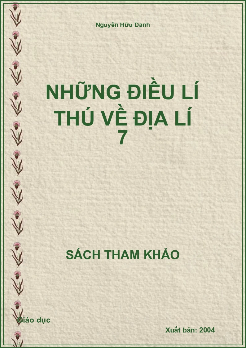 Những điều lí thú về Địa lí 7