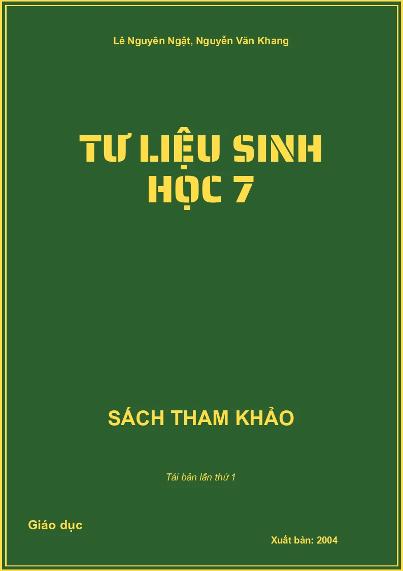 Tư liệu Sinh học 7