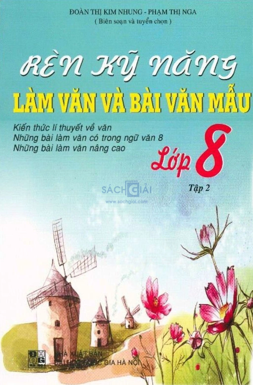 Rèn kĩ năng làm văn và bài văn mẫu lớp 8 tập 2