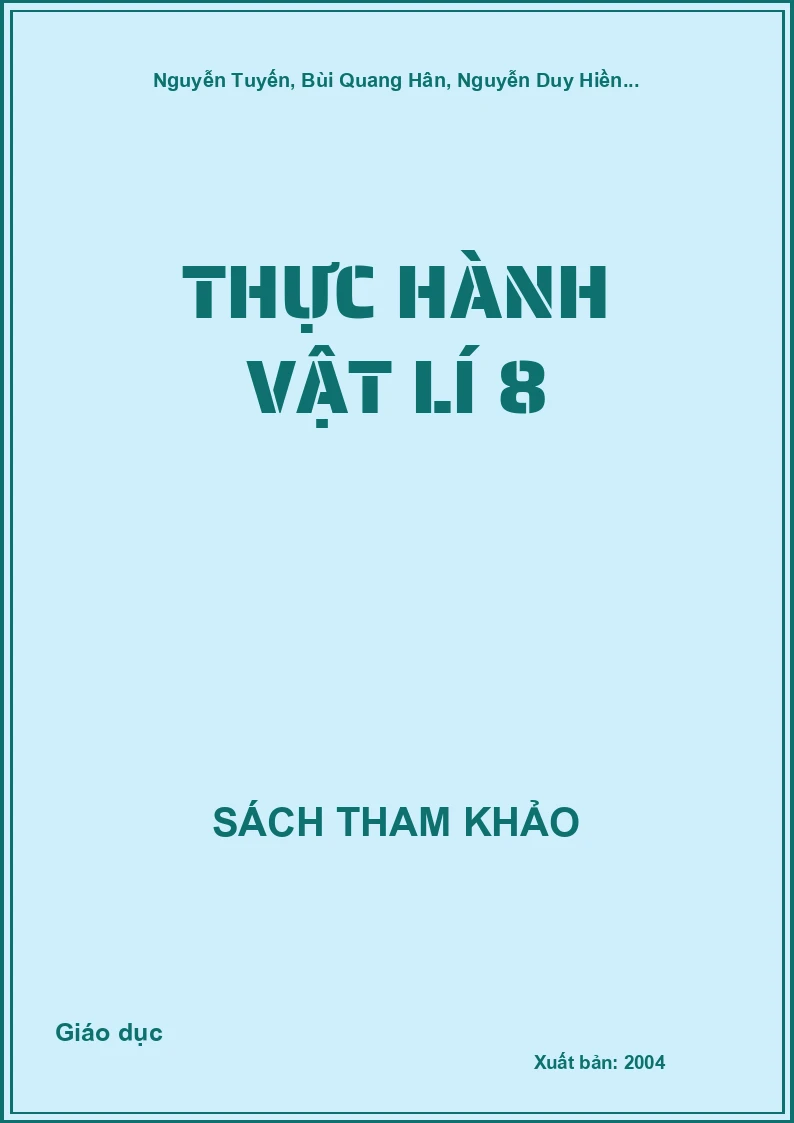 Thực hành Vật lí 8