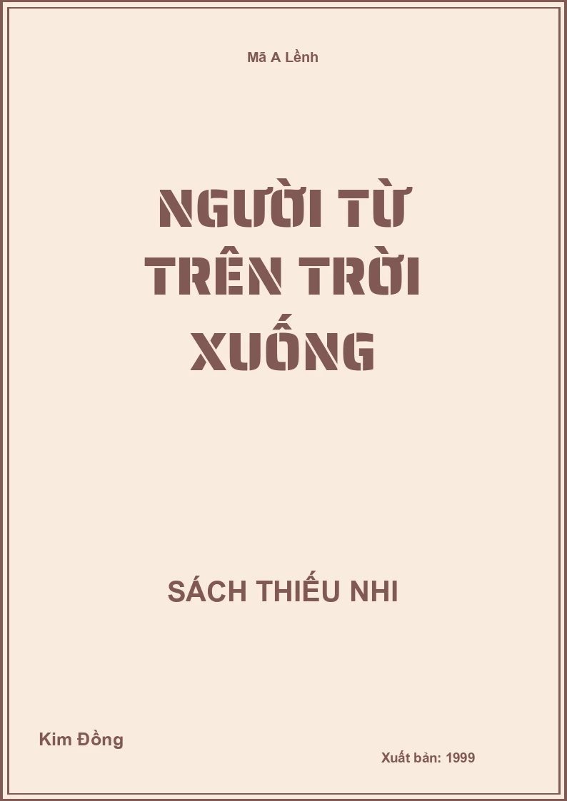 Người từ trên trời xuống