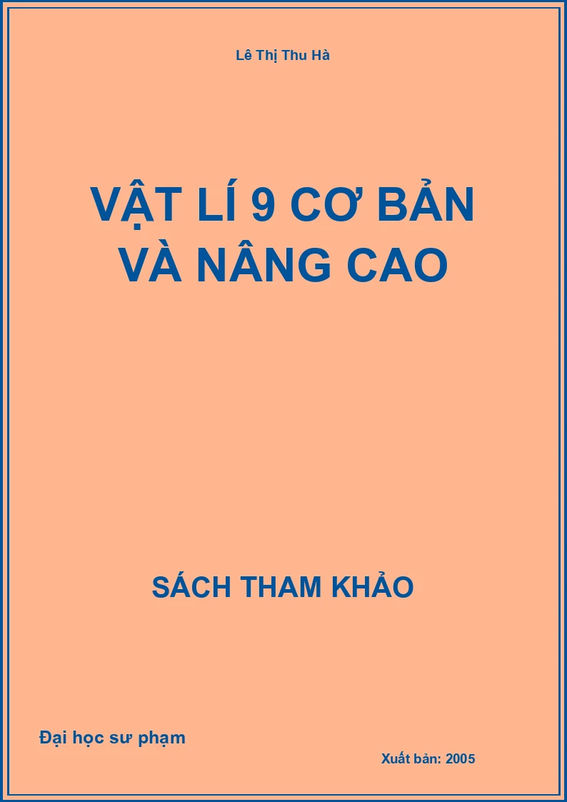 Vật lí 9 cơ bản và nâng cao