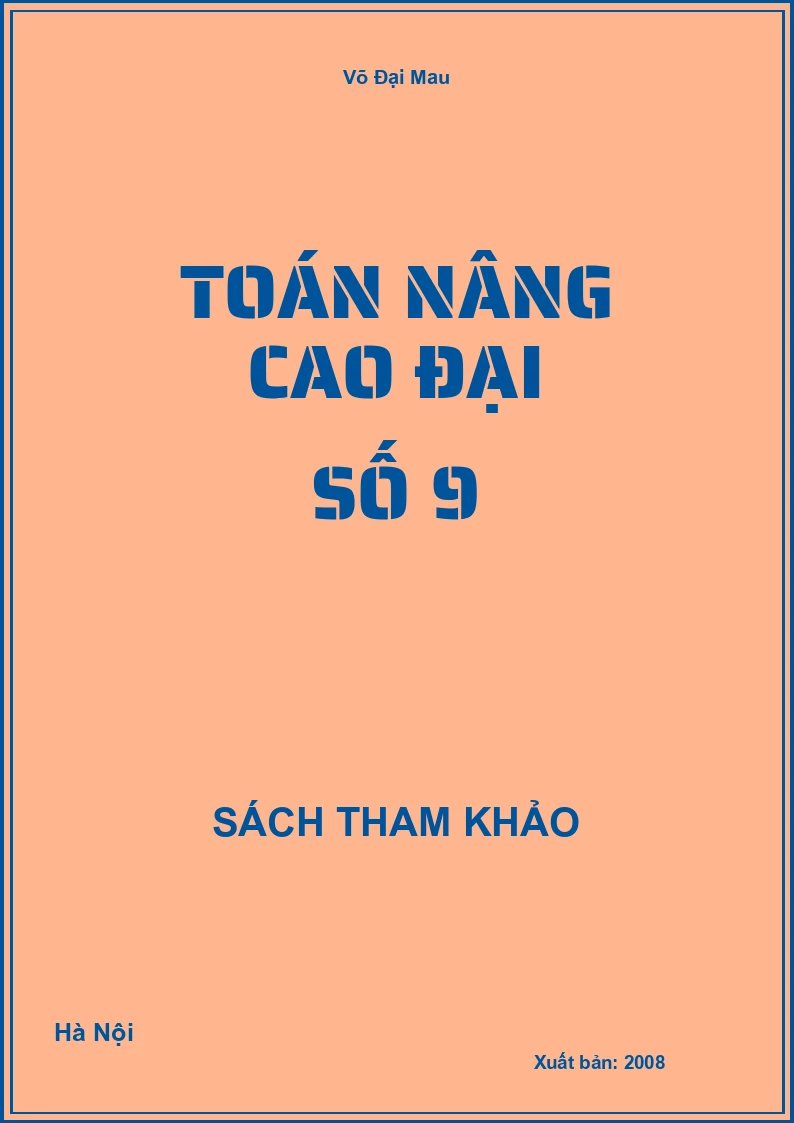 Toán nâng cao Đại số 9