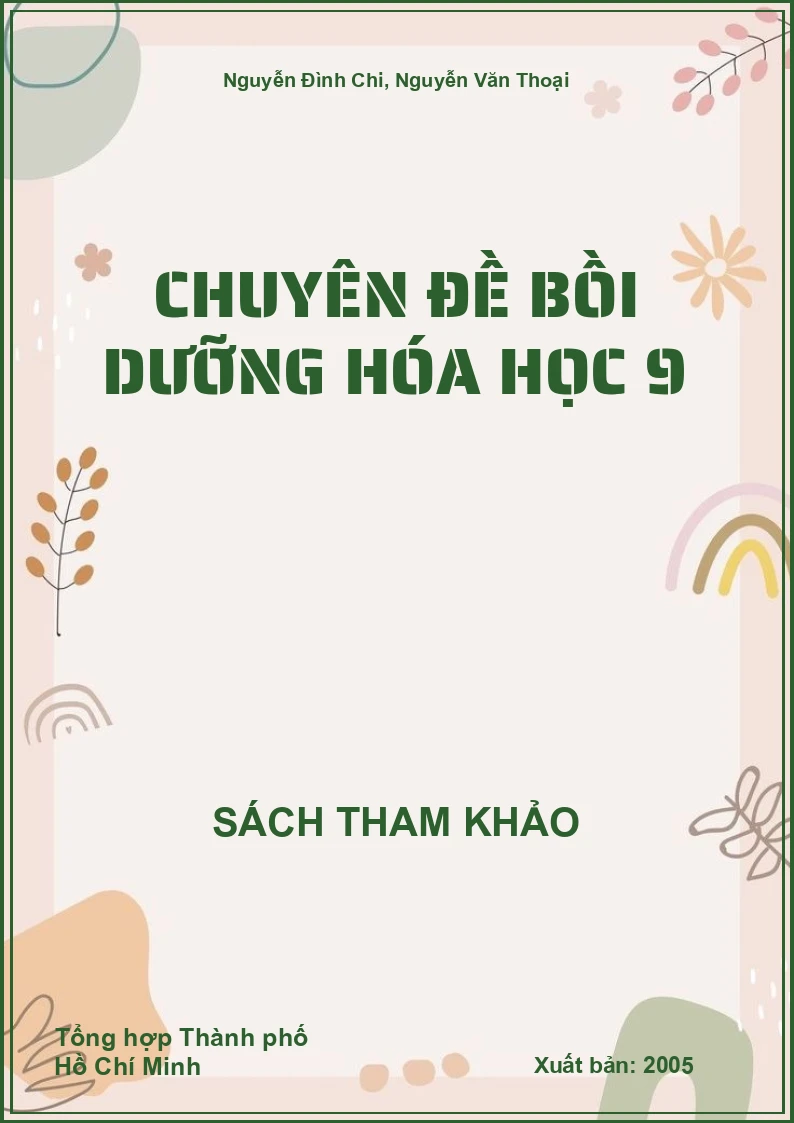 Chuyên đề bồi dưỡng Hóa học 9