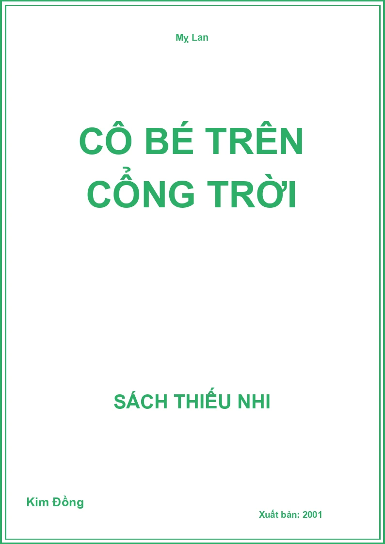 Cô bé trên cổng trời