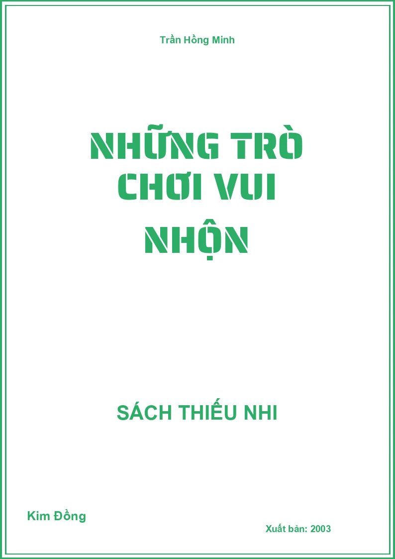Những trò chơi vui nhộn