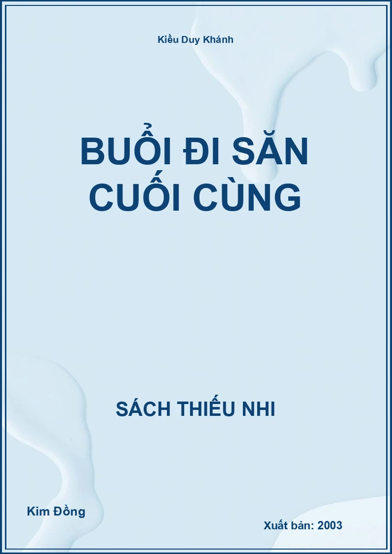 Buổi đi săn cuối cùng
