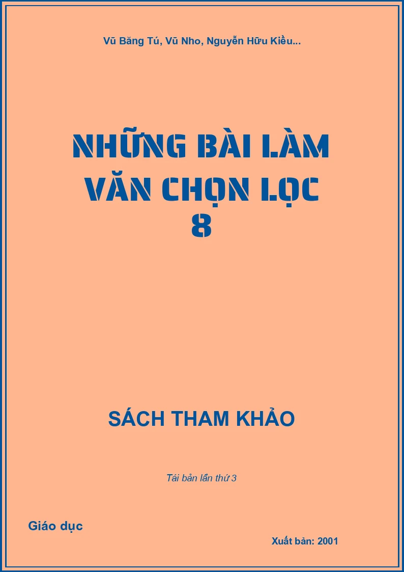 Những bài làm văn chọn lọc 8