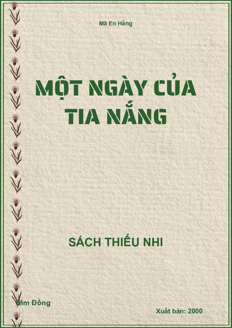 Một ngày của tia nắng