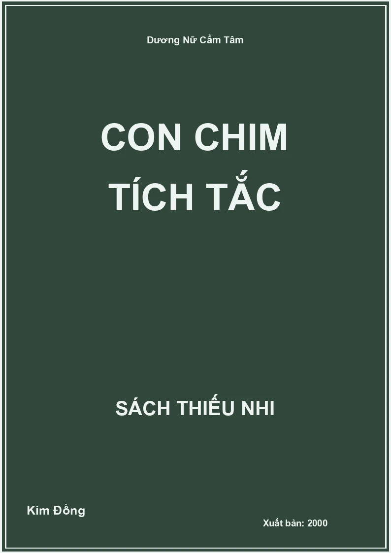 Con chim tích tắc