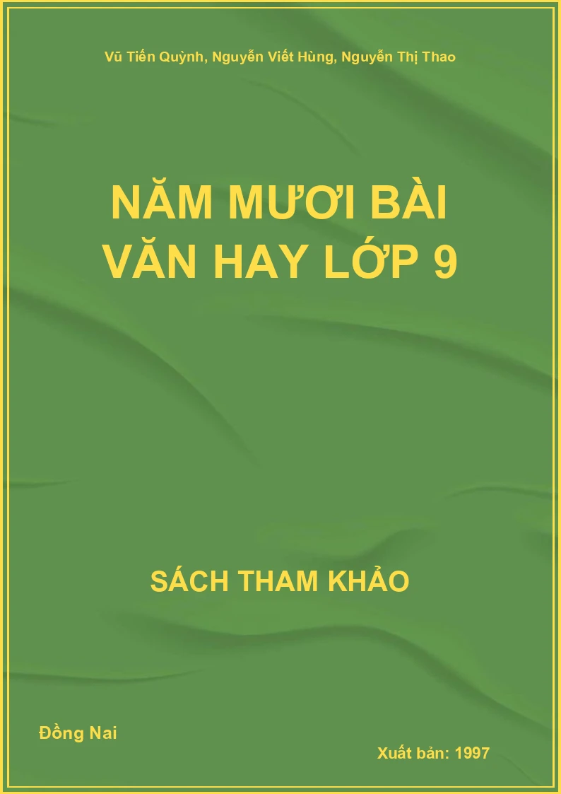 Năm mươi bài văn hay lớp 9