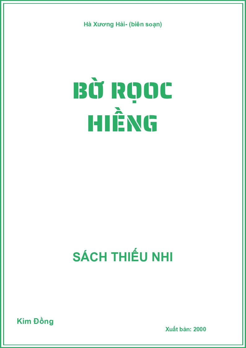 Bờ rọoc hiềng