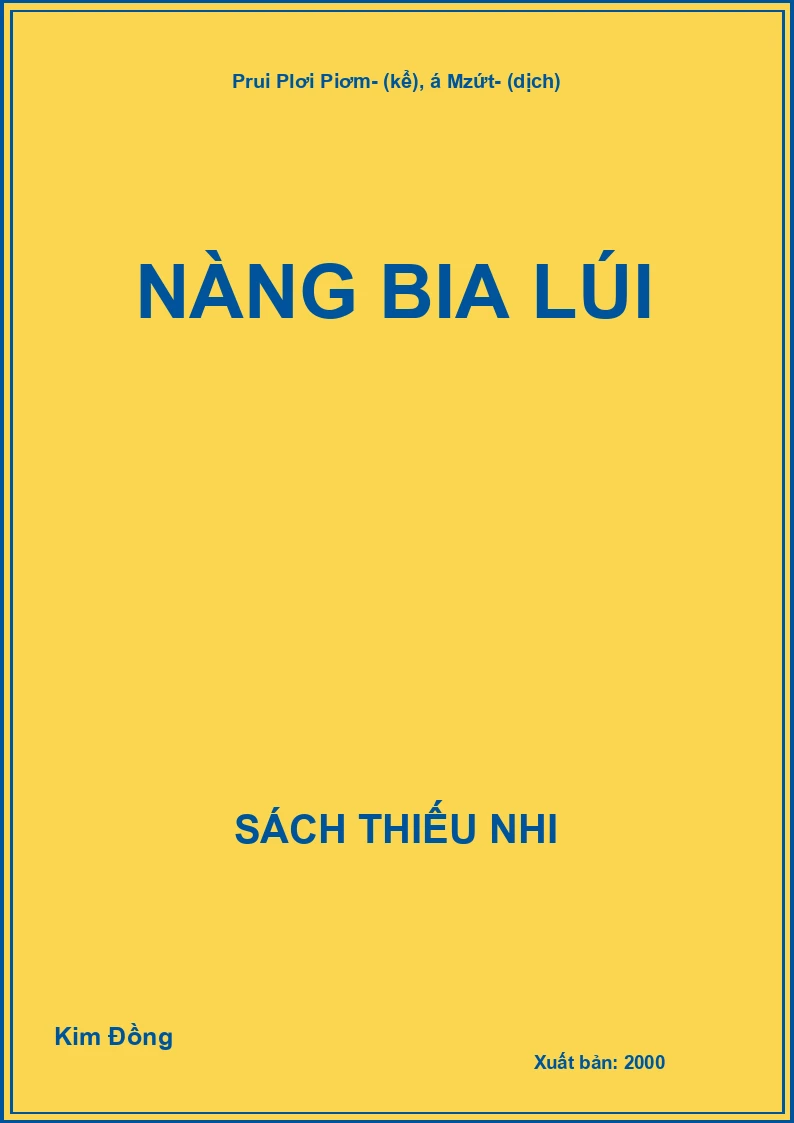 Nàng Bia Lúi