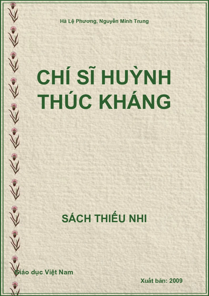 Chí sĩ Huỳnh Thúc Kháng