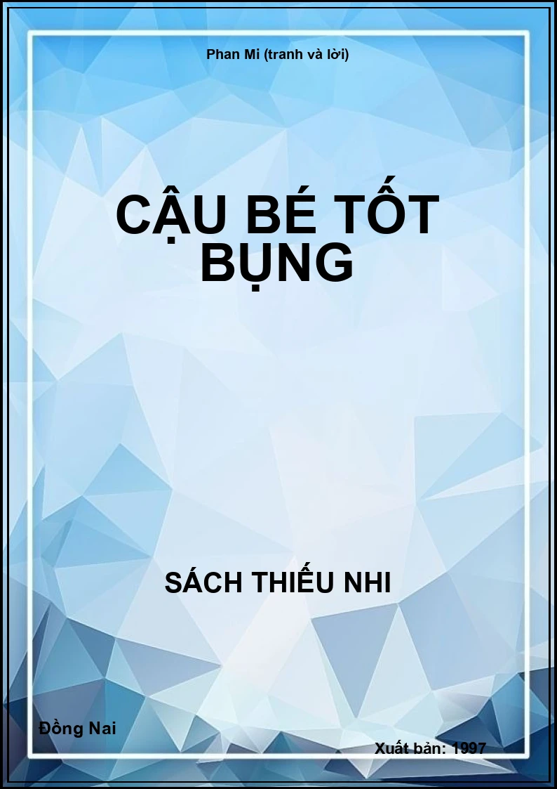 Cậu bé tốt bụng