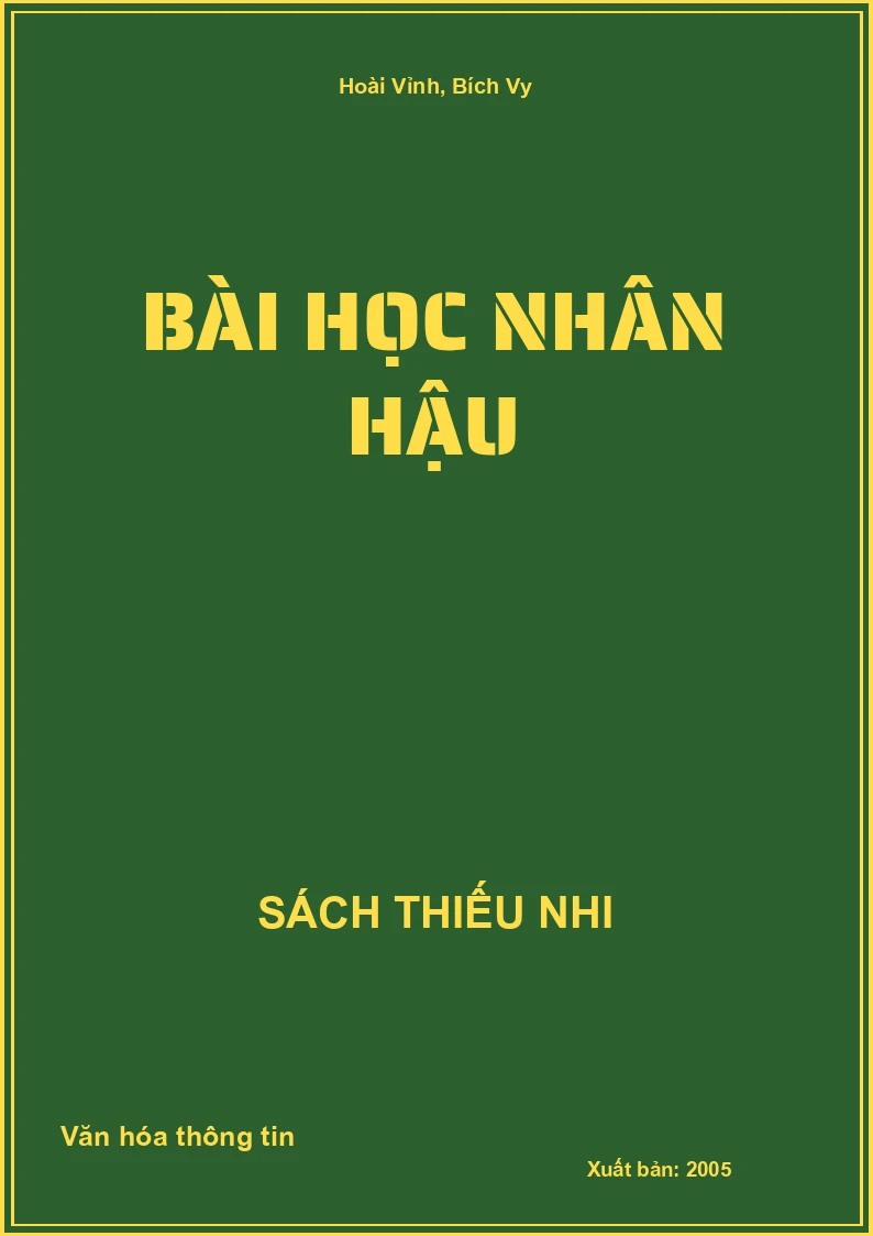 Bài học nhân hậu