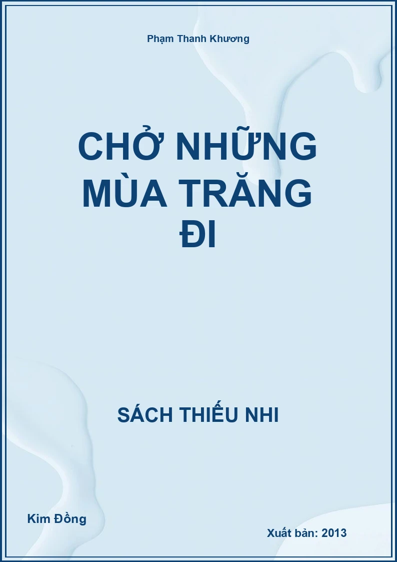 Chở những mùa trăng đi