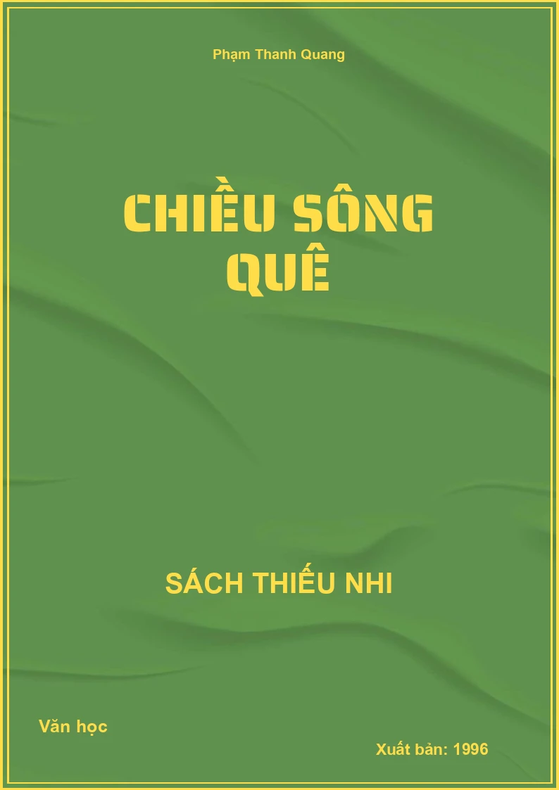 Chiều sông quê