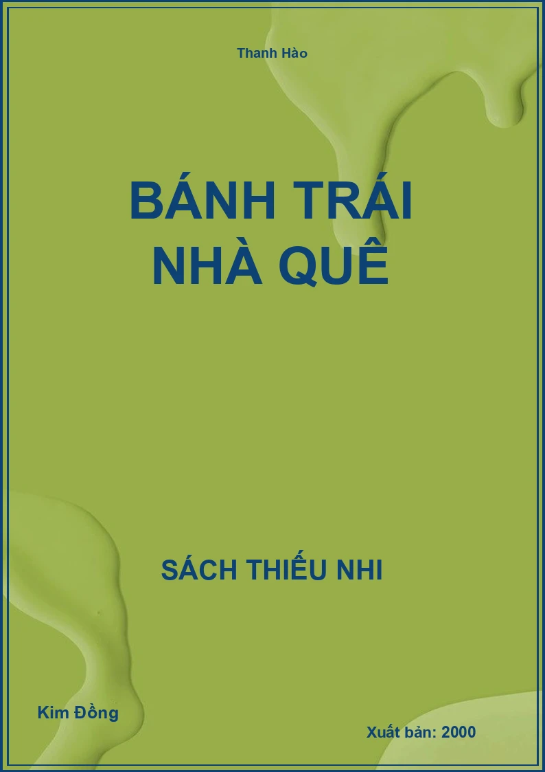 Bánh trái nhà quê