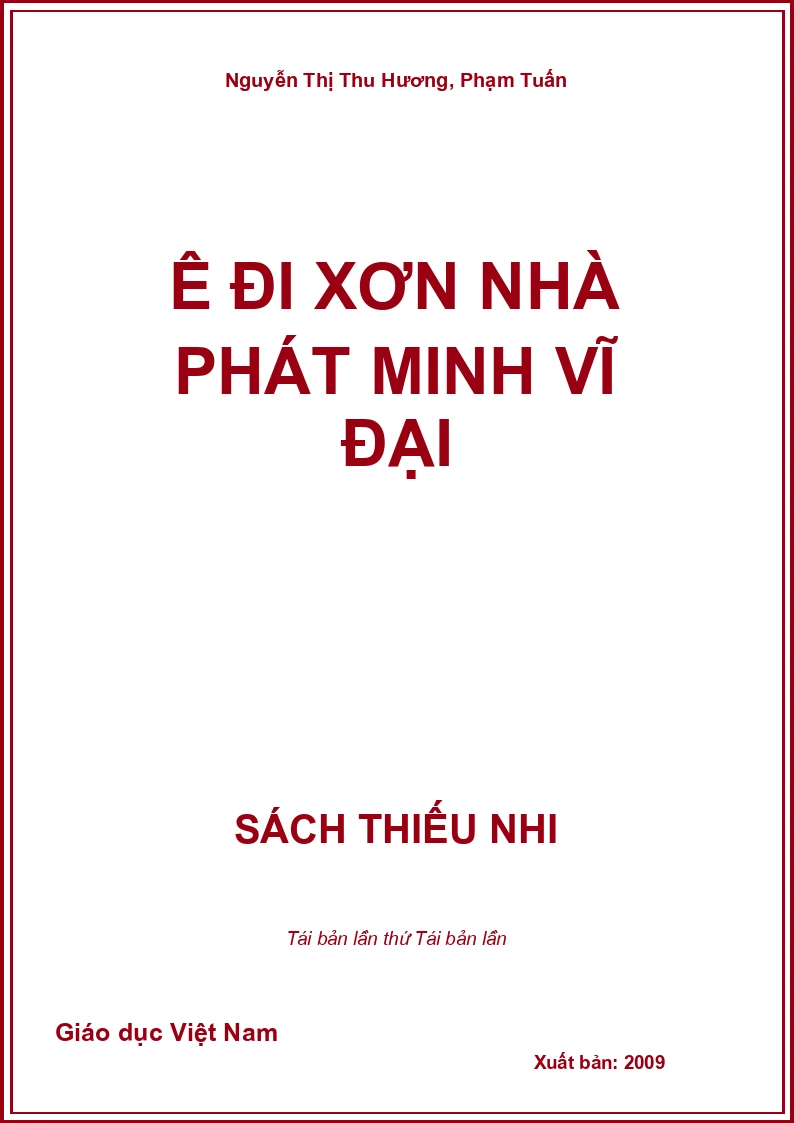 Ê đi xơn nhà phát minh vĩ đại