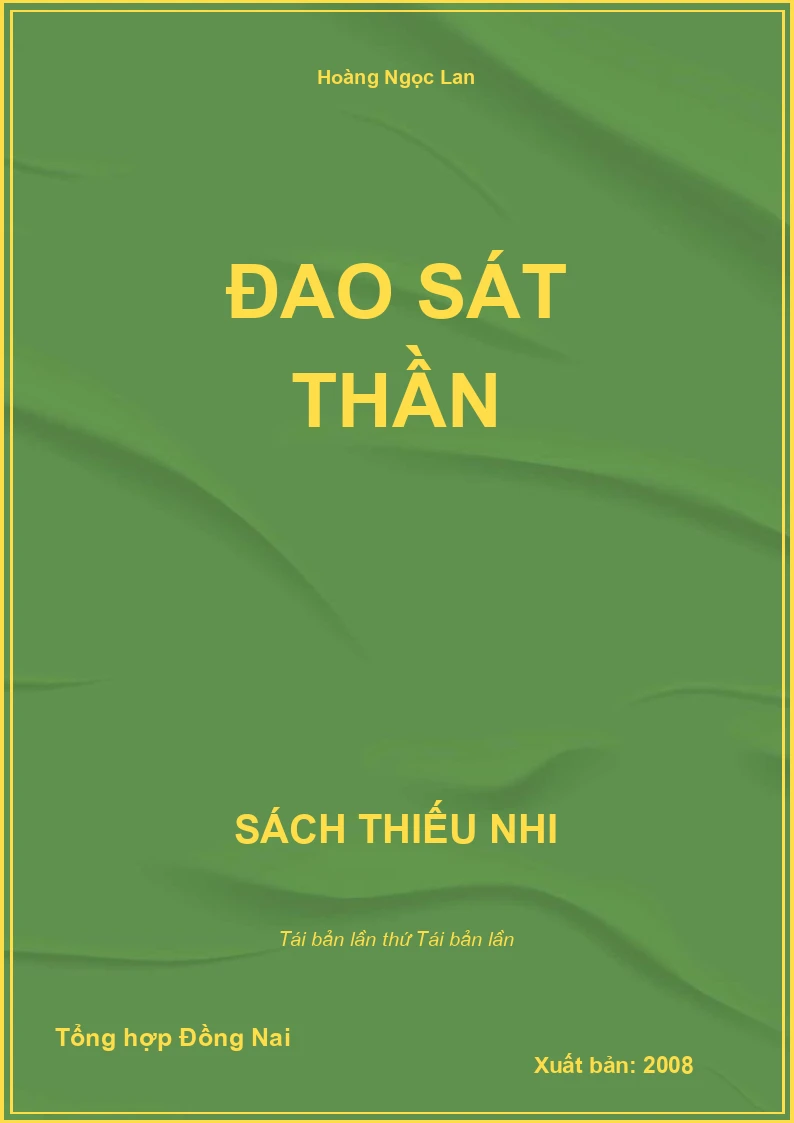 Đao sát thần