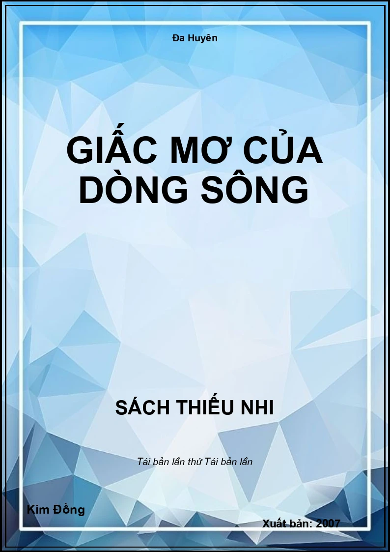 Giấc mơ của dòng sông