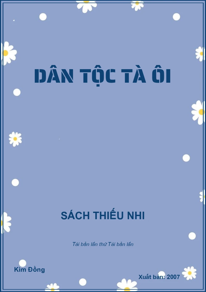 Dân tộc Tà Ôi