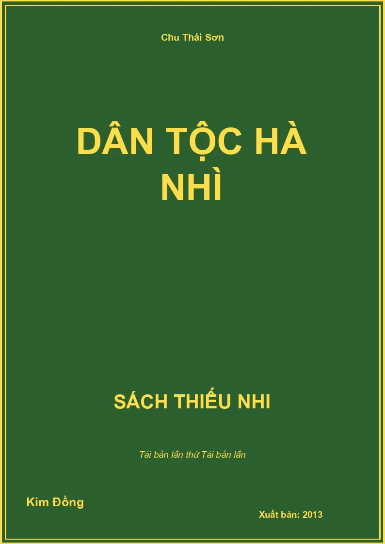 Dân tộc Hà Nhì