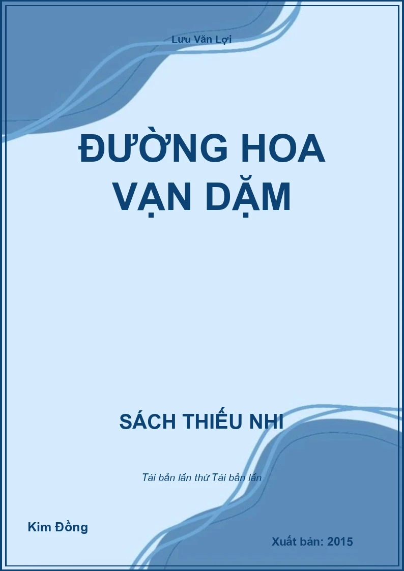 Đường hoa vạn dặm