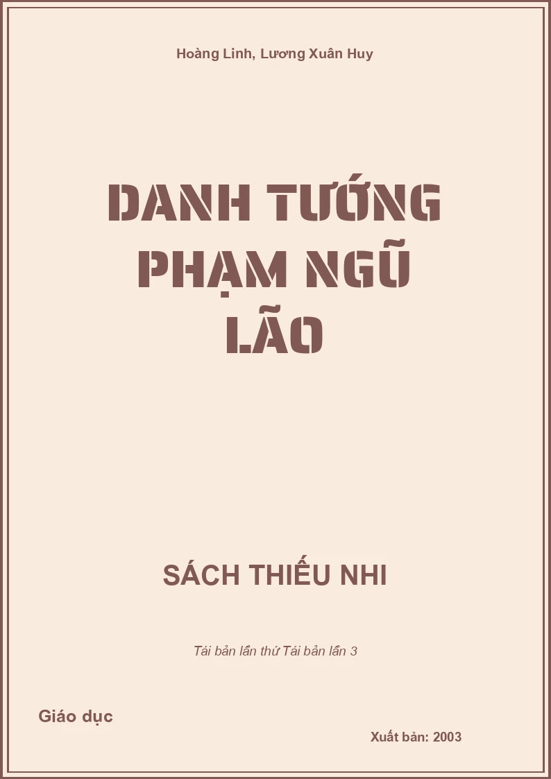 Danh tướng Phạm Ngũ Lão