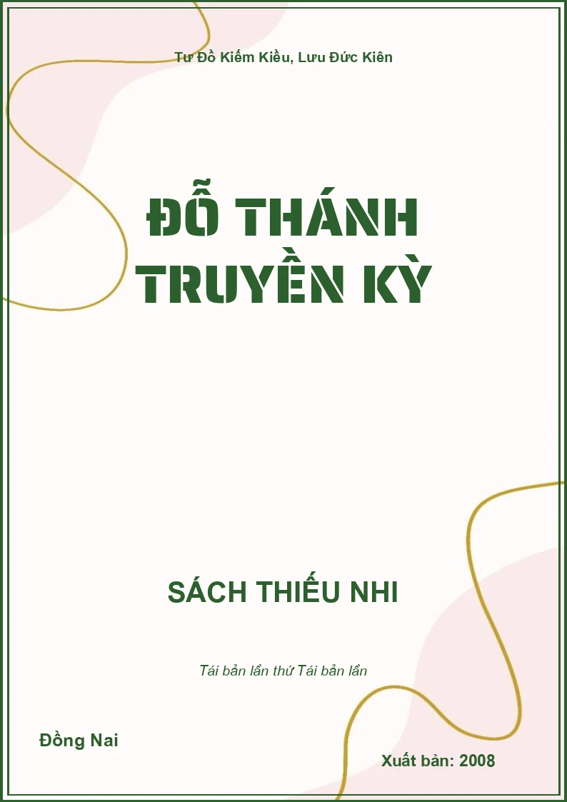 Đỗ Thánh truyền kỳ
