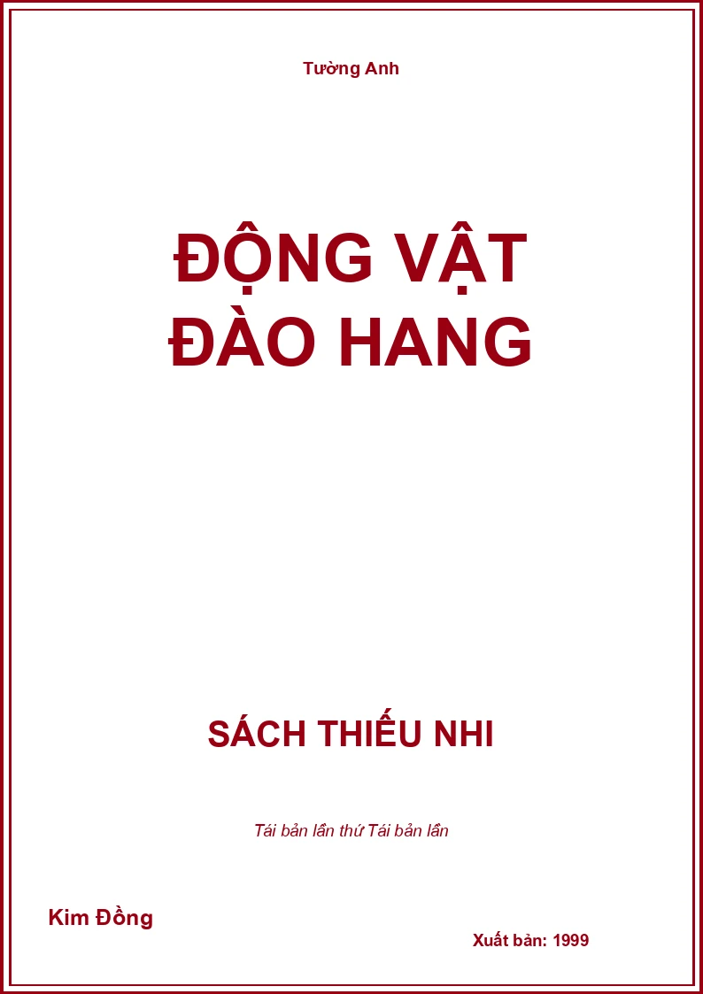 Động vật đào hang