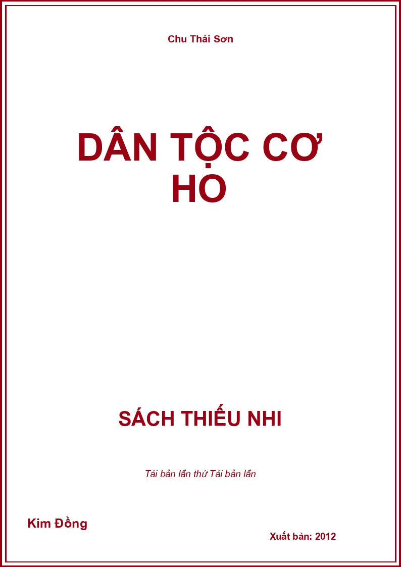 Dân tộc Cơ Ho