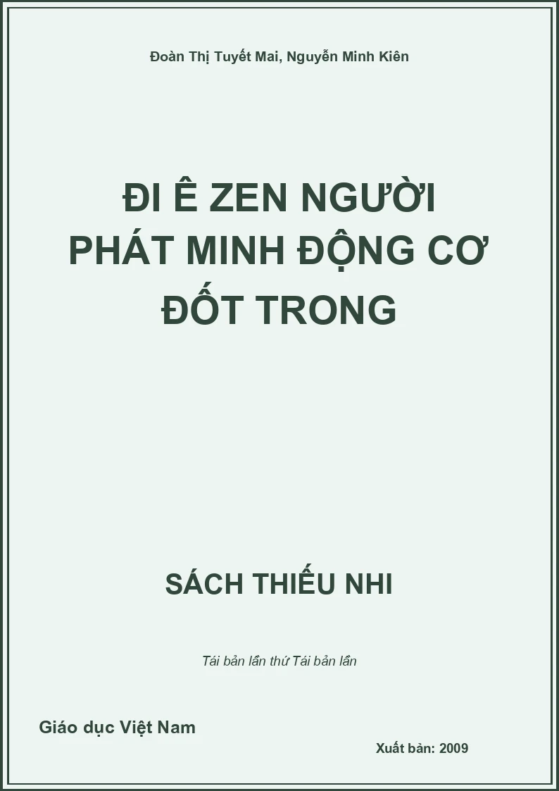 Đi ê zen người phát minh động cơ đốt trong