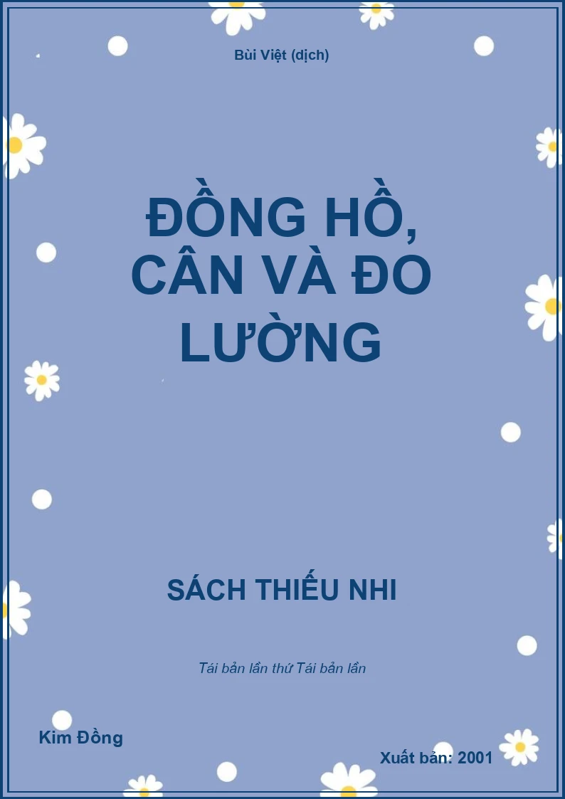 Đồng hồ, cân và đo lường