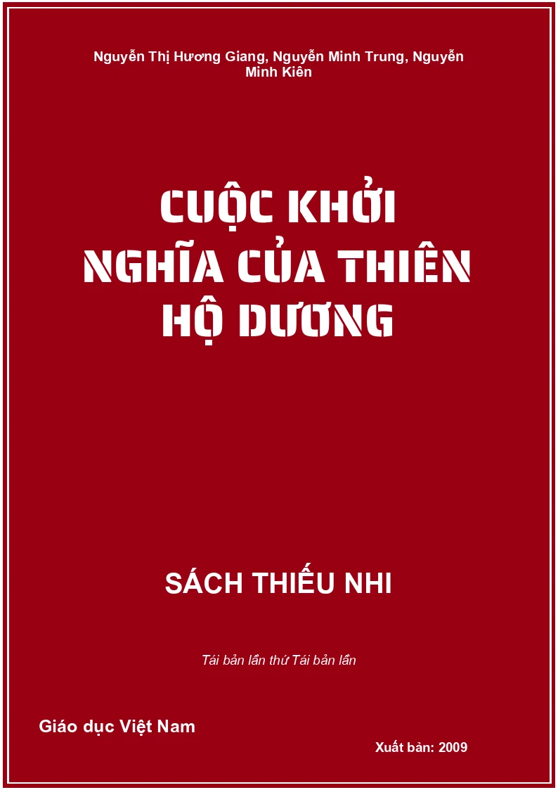 Cuộc khởi nghĩa của Thiên hộ dương