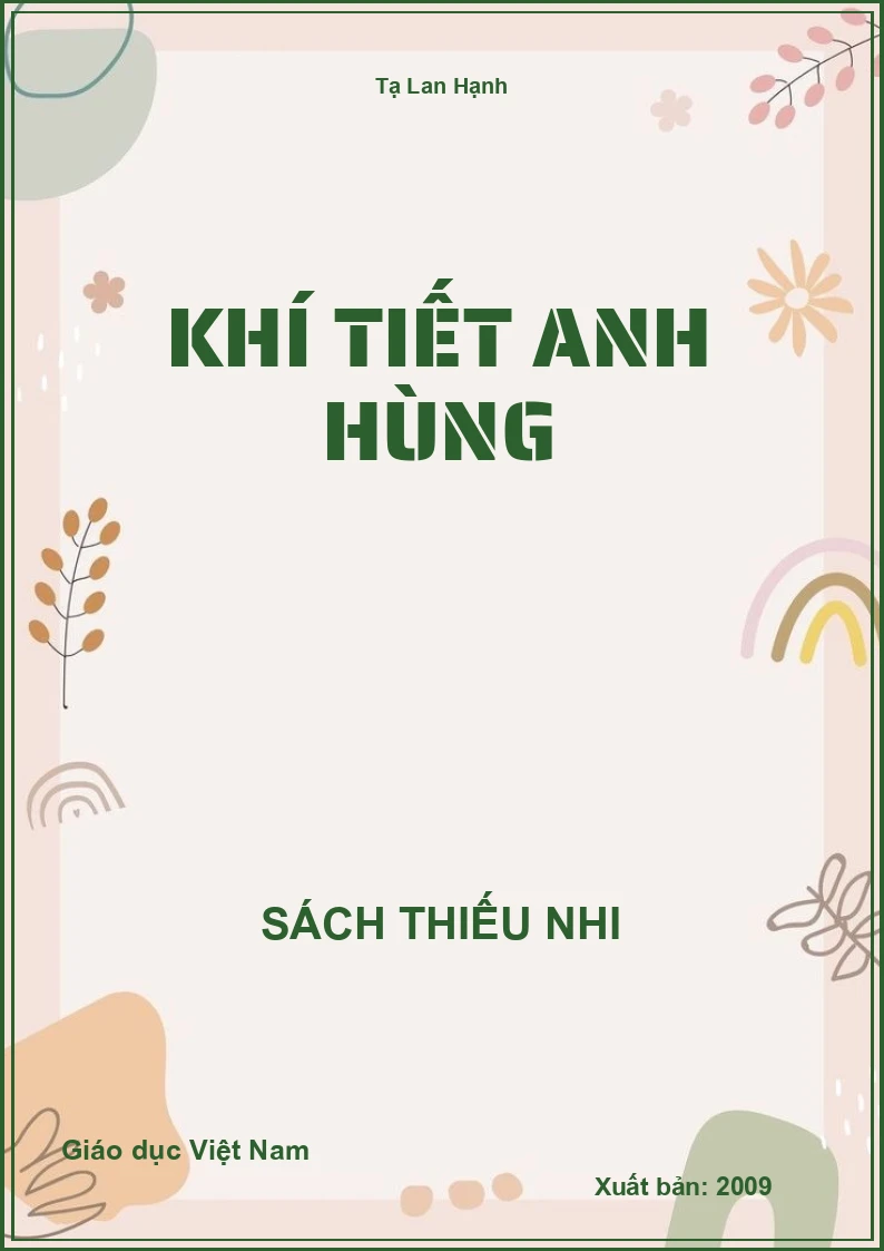 Khí tiết anh hùng