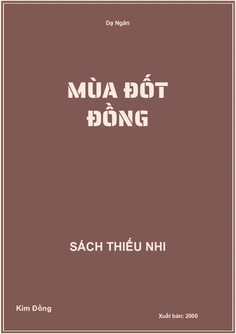 Mùa đốt đồng