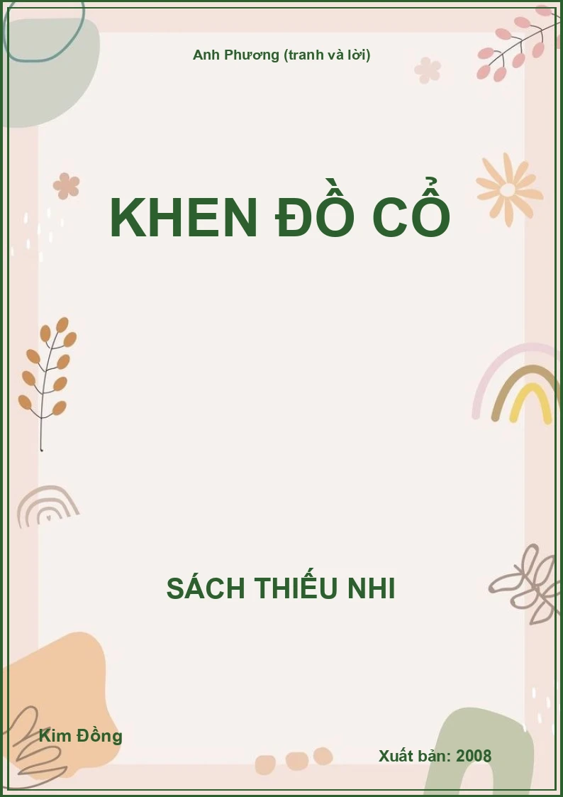 Khen đồ cổ