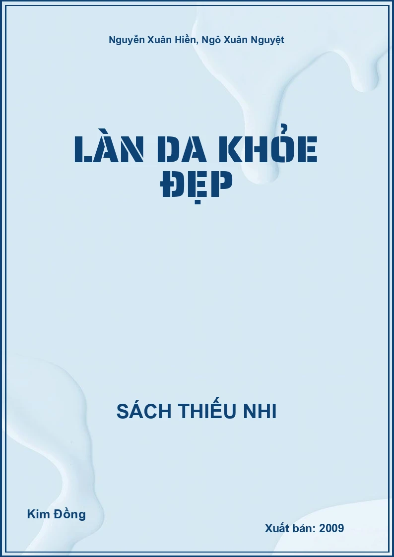 Làn da khỏe đẹp