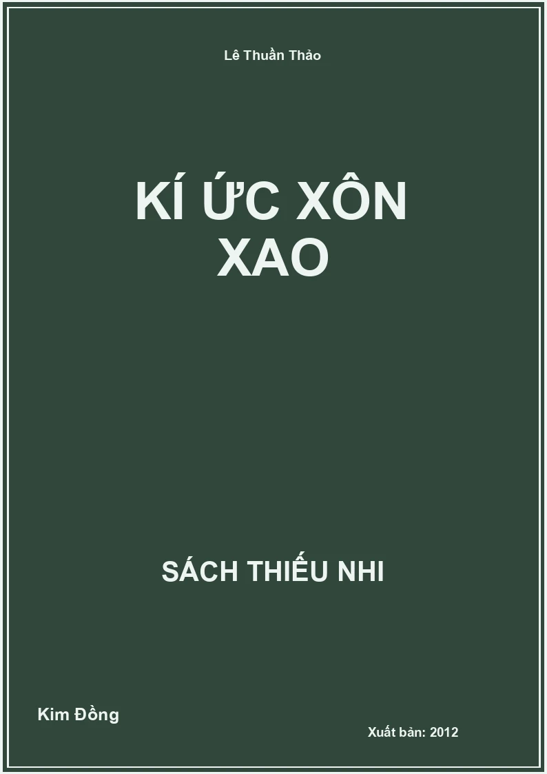 Kí ức xôn xao
