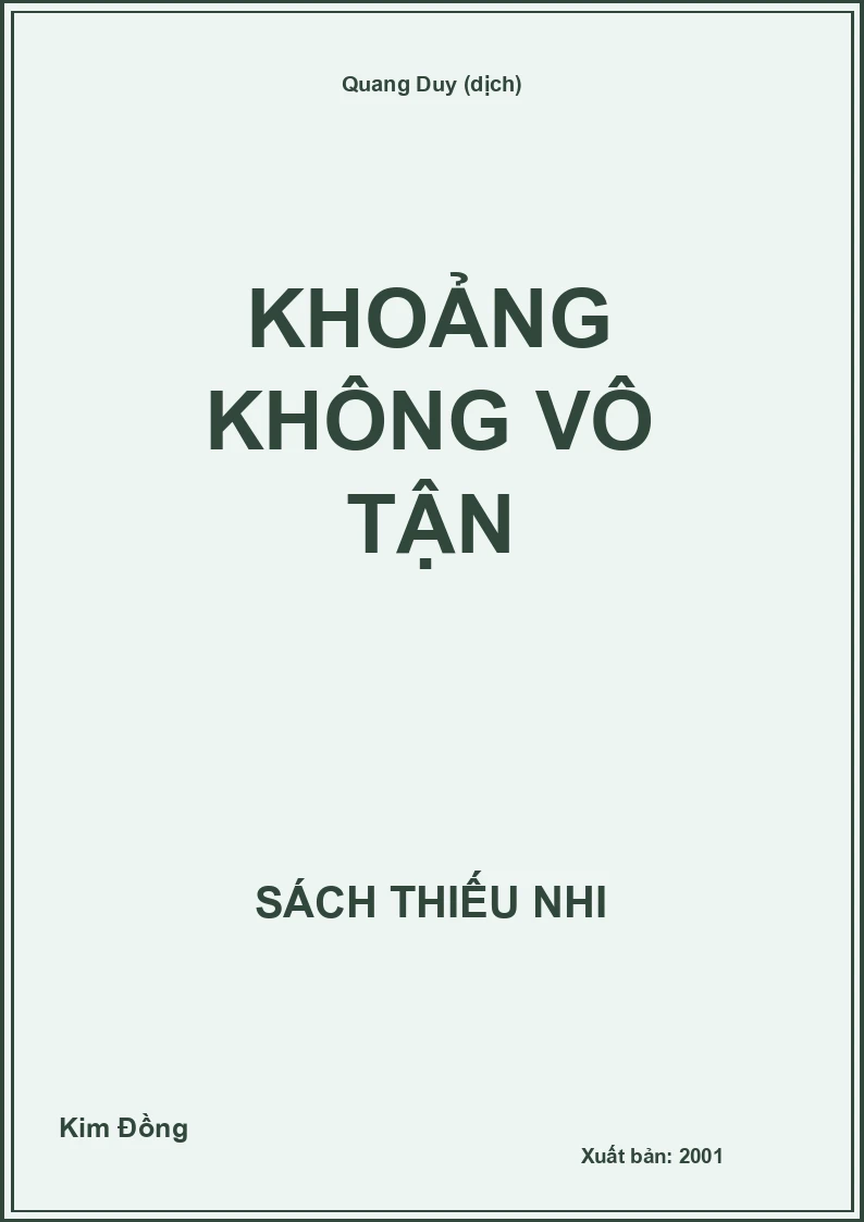 Khoảng không vô tận